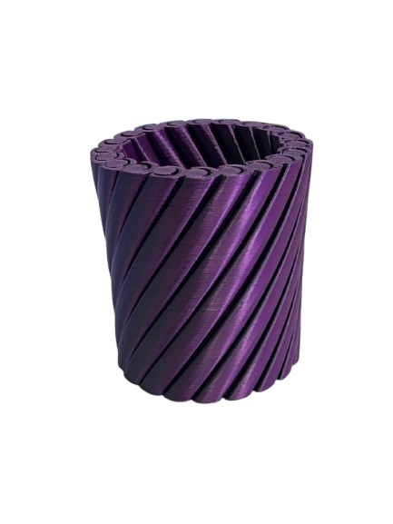 Porta Caneta Twisty Espiral