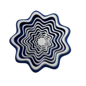 Estrela Infinita Sensorial Branca e Azul